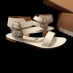 Women’s Anthropologie white sandals